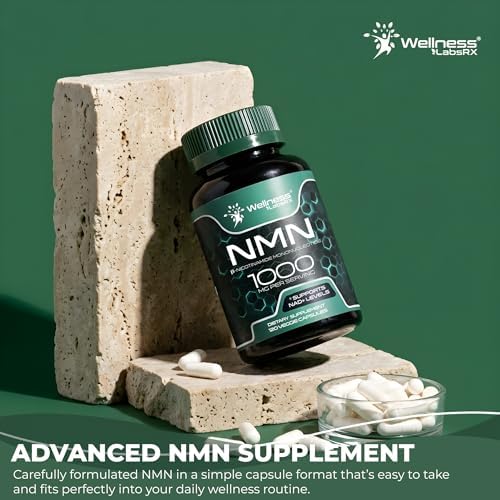 NMN Supplement 1000mg Pure Organic Nicotinamide Mononucleotide - NMN NAD Supplement for Anti-Aging, Longevity, Cellular, and Energy Supplements – Suitable for Women and Men Energy Support - 120 Count - Image 5