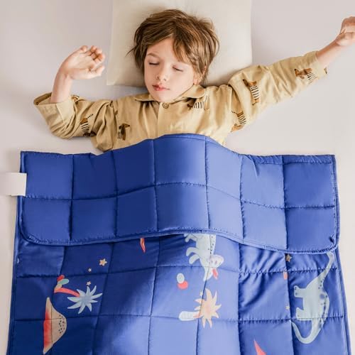 Topcee Weighted Blanket (3 lbs, 36" x 48") Cooling Throw Heavy Blanket for Sleeping Apply to 20-40 lbs, Soft Thick Breathable Blanket with Glass Bead, Easy Care by Topcee%E2%80%94ForYourGoodSleep
