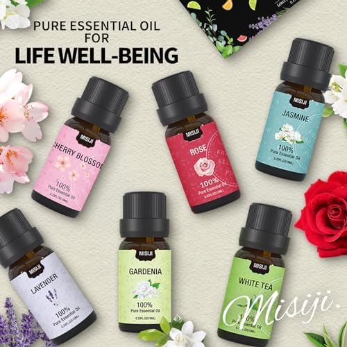 Essential Oils Set- Essential Oils for Diffuser for Home,Diffuser Oils Scents for Aromatherapy,Laundry,Candle&Soap Making,Humidifiers 6 X 10 ML - Image 2