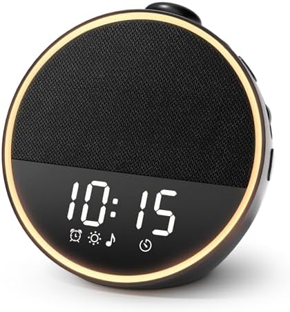 Sound Machine for Sleep, Alarm Clock, Night Light, Sleep Routine by Narelu