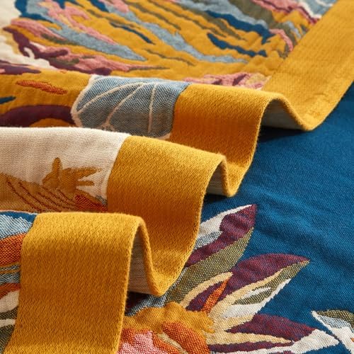 Boho Throw Blanket for Bed 50”x60”, 100% Cotton Blanket for Couch Sofa - Image 7