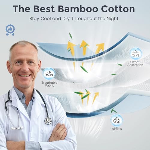 Sleep Headphones with Bluetooth 5.4 Sleep Mask, Bamboo Cotton Music Wireless Bluetooth Eye Mask for Sleeping, Earphones HD Speaker Microphone for Travel - Image 5