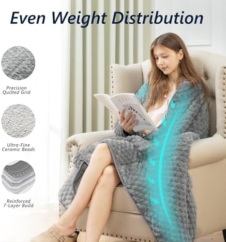 Mr. Sandman Weighted Blankets for Adults, Queen Size 60 x 80 Inches, 15lbs - Image 3