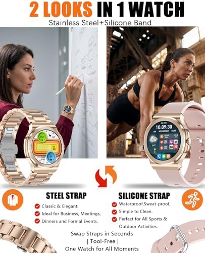 Smart Watches for Men Women,Fitness Tracker with Bluetooth Calling - Image 3