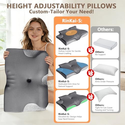 Ergo Pillow for Sleep Apnea, Neck Pain, and Snoring Relief - Image 6