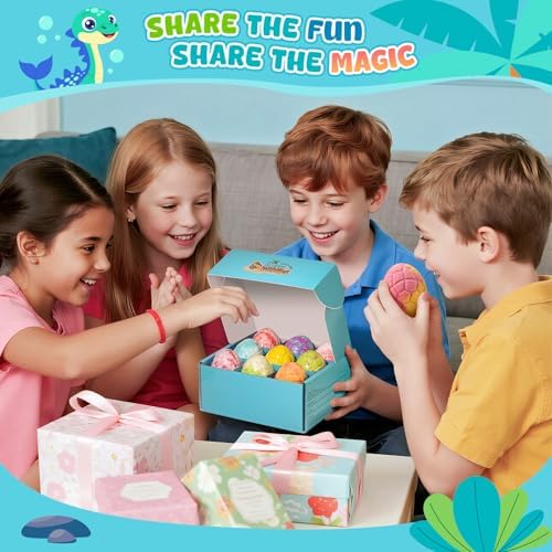 Dinosaur Bath Bombs for Kids with Surprise Inside, Gifts for Kids - Image 2