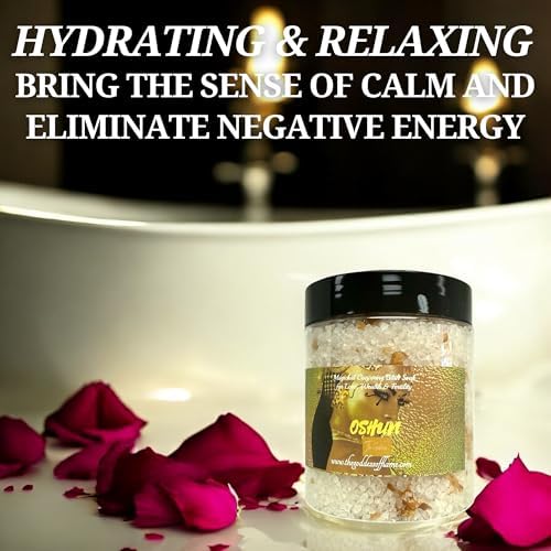 Oshun Bath Salts – Spiritual Cleansing Ritual Bath Soak – Goddess of Love & Abundance Inspired – Witchcraft, Wiccan, Pagan & Metaphysical Bath Supplies 12oz - Image 7