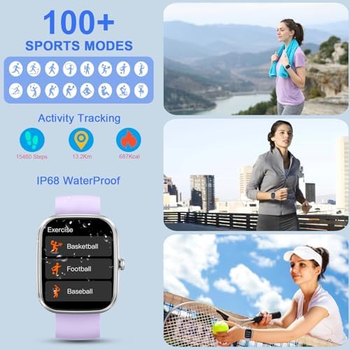 Smart Watch for Men Women (Answer/Make Call), 2026 New 1.91" HD SmartWatch, Fitness Watch with 120+ Sport Modes, IP68 Waterproof, Pedometer, Heart Rate/Sleep Monitor, Activity Tracker for Android iOS - Image 3