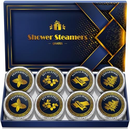 Qivatex Shower Steamers Aromatherapy for Men, Birthday Gifts for Men, Teen by Qivatex