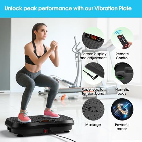 SoftGym Vibration Plate Exercise Machine for Lymphatic Drainage & Fitness - Image 3