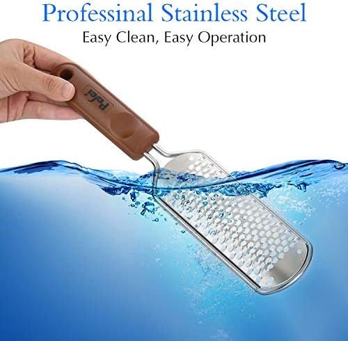 Professional Pedicure Foot File, Colossal Stainless Steel Detachable Foot Scrubber, Hard Skin Removers Pedicure Rasp for Wet and Dry Feet - Image 6
