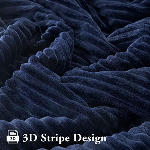 LBRO2M Sherpa Fleece Bed Blanket Super Soft Plush Warm Throw King 90"X104" - Image 5