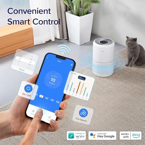 LEVOIT Air Purifiers for Home Pets Bedroom, Smart WiFi for Home Large Room - Image 7