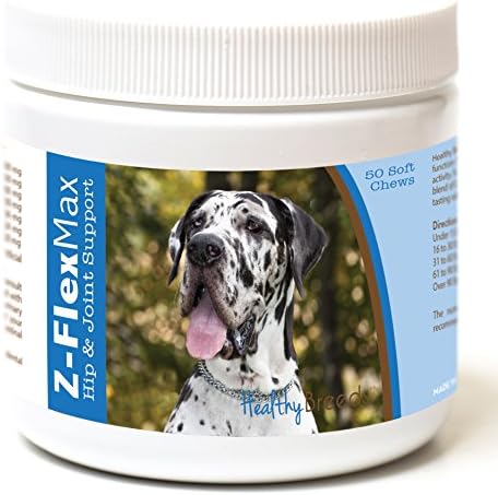 Healthy Breeds Great Dane Z-Flex Max Hip and Joint Soft Chews 50 Count by HealthyBreeds