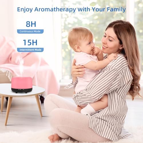 SPLITSKY 300ml Ultrasonic Essential Oil Diffuser with Remote Control - Image 5