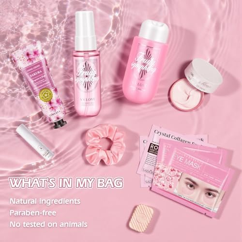 Gifts for Women Skin Care Set, 11 Pcs Skincare Kit For Women Gift Complete Travel -Size Spa Kit Skincare Gift Set Teens Birthday Galentines Day Party Favors Valentines Mothers Day Gift - Image 2