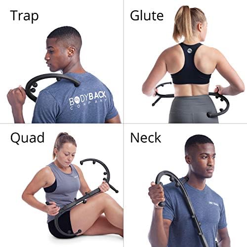 Body Back Buddy Elite Back Massager & Neck Massager for Pain Relief, Black - Image 3
