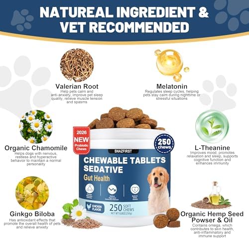 Calming Chews for Dogs, Dog Calming Chews Melatonin Relief Anxiety Bites - Image 3
