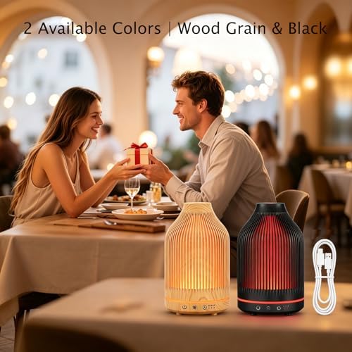 Diffuserlove Essential Oil Diffuser,150ML Small Aroma Humidifier with 1H/2H/4H Timer,Cool Mist & 7 Colors Night Light,Decor Diffuser Ready Gift for Home Office Bedroom - Image 6