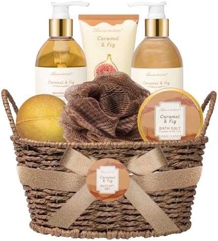 Spa Baskets for Women Gift, Self Care Pampering Gifts for Mothers Day by Ariosemonde