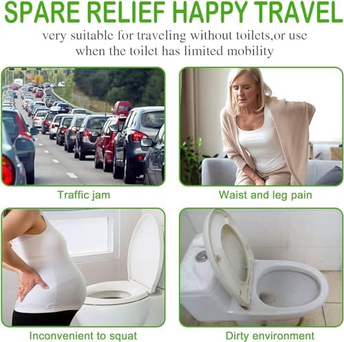 Female Urination Device, Reusable Female Urinal Silicone Women Pee Funnel | Women to Pee Standing Up, The Perfect Companion for Camping,Travel travel outdoor, folds compact, easy rinse - Image 5