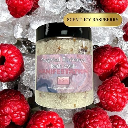 Manifestation Bath Salts – Dead Sea Salt Bath Soak for Intentions, Spiritual Cleansing & Ritual Use 12oz - Image 2