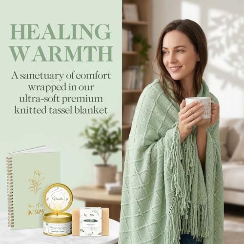 Wasocol Birthday Gifts for Women Self Care Gift Basket, Get Well Relaxing Spa Gift Baskets for Women, Unique Inspirational Gifts for Mom Wife Grandma Sister Friend Her - Image 4