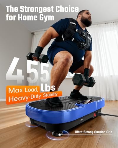 Renoj 3D Vibration Plate Exercise Machine, 200W Motor, 455lbs Capacity - Image 2