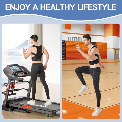 Back Brace and Posture Corrector for Men and Women Adjustable Back Straightener Posture Corrector, Scoliosis and Hunchback Correction, Spine Corrector, Support for Upper Lower Back Pain Relief (Small) - Image 5