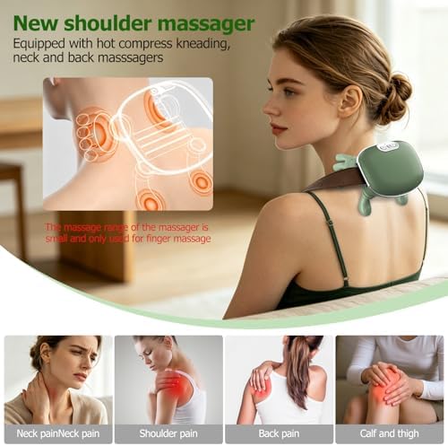HZD Electric Neck Massager with Heat for Shoulder,Back Pain Relief,Wireless - Image 6