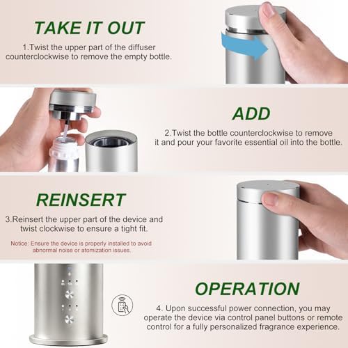 Waterless Essential Oil Diffuser for Large Room, 1000 Sq Ft Coverage - Image 6