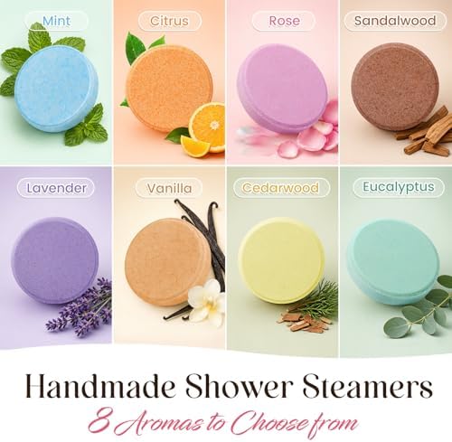Shower Steamers Aromatherapy, Long Lasting Essential Oil Spa, Women Gift - Image 4