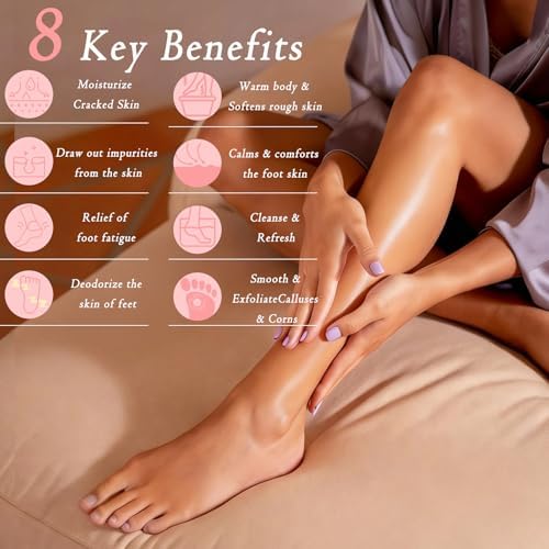 Bath Foot Bombs, 20 Pack Foot Soak with Bath Salt. Organic Natural Handmade Aroma Pure Essential Oil Bubble Foot Balls for Foot Callus, Dry Cracked, Stubborn Foot Odor Scent. - Image 4