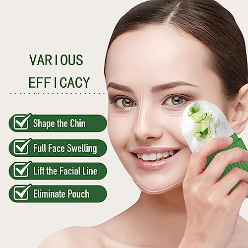 XHJRI Ice Roller Massager for Face, Eyes and Neck - Naturally Condition Skin, De-Puff Eye Bags, Reduce Migraine Pain - Reusable Silicone Ice Mold (Green) - Image 5