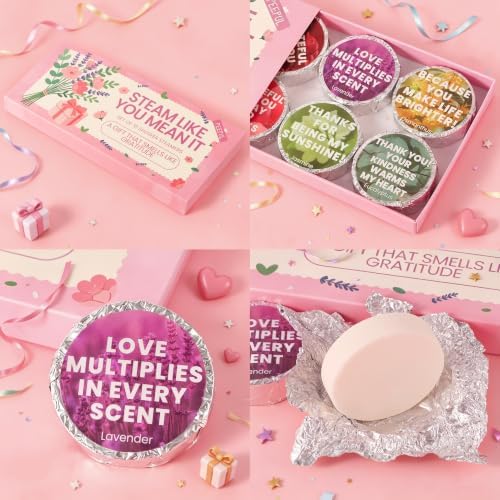 Shower Steamers Aromatherapy Birthday Gifts for Women - 10 Pack,Gifts for Wife Mothers Daughter Sister Stress Relief & Deep Relaxation Self Care Home Spa Essential Various Scents - Image 5
