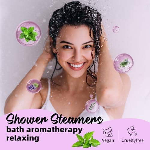 Shower Steamers Aromatherapy -8 Pack Gifts for Women Shower Bombs Tablets,Self Care Relaxation Home SPA ，Christmas Stocking Stuffers Gifts for Women Adults Her Mom Him Men with Natural Essential Oils - Image 5