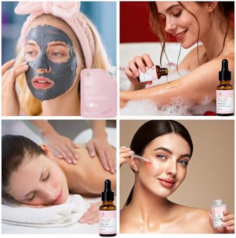 Mother's Day Gifts for Mom, Rose 23 Pcs Facial Skin Care Set, Bath and Body Gifts Basket Set for Women, Home Spa Set, Self-Care Set, Face Oil, Birthday, Christmas, Valentines, Girlfriend, Anniversary - Image 6