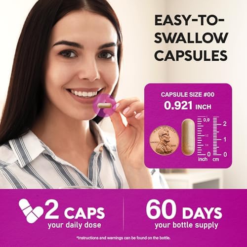 Resveratrol + Berberine, Quercetin, ACV, Acai & Noni Supplement - 120 Caps - Image 6