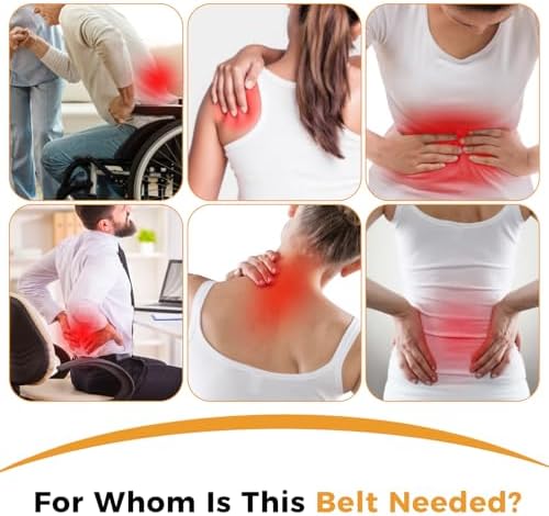 Red Light Therapy for Body, Infrared Red Lights Belt 660nm & 850nm Infra LEDs Light for Body Back Knee Hands Waist Relax, Birthday Christmas Gift for Women Men Mom Father Lover 21.45 * 11 Inch - Image 2