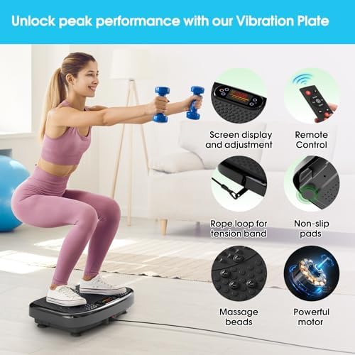SoftGym Vibration Plate Exercise Machine for Lymphatic Drainage & Fitness - Image 3
