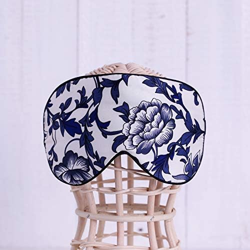 Maxfeel 100% Pure Silk Eye Mask - Sleep Eye Cover in Printed Colors (#5) - Image 4