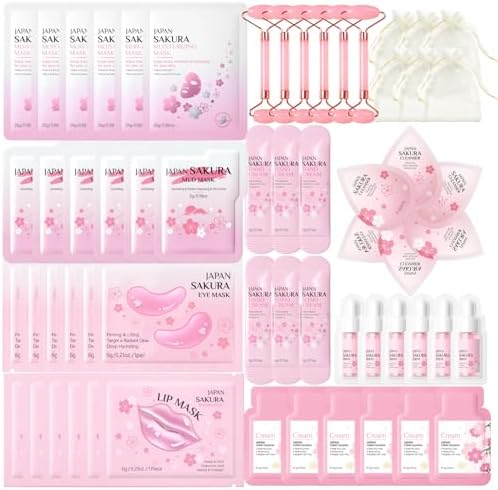 60PCS Spa Party Supplies for Girls, Sleepover Birthday Party Kit by Unknown