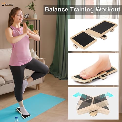 Ankle Balance Board for Physical Therapy & Recovery – Foot & Ankle Strengthener with Non Slip Surface, Single Leg Trainer for Sprains, Plantar Fasciitis, Mobility & Stability Training – Rehab & Workout Equipment - Image 2