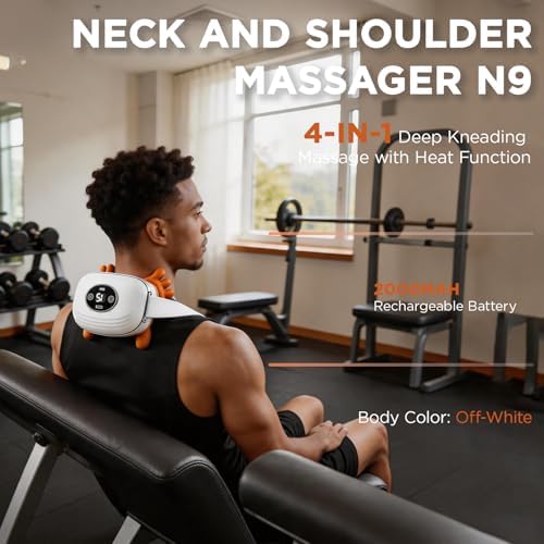 Neck Massager with Heat Cordless Neck and Shoulder Massager - Image 4