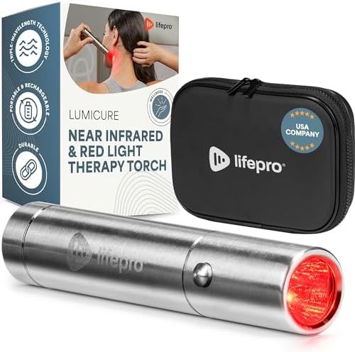 LifePro Lumicure Red Light Therapy Torch - Red Light Therapy Wand Handheld by Lifepro