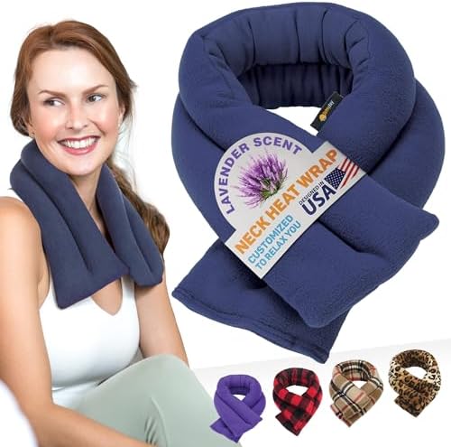 SunnyBay Lavender Heating Pad, Neck and Shoulder Wrap, 26x5 inch by SunnyBay