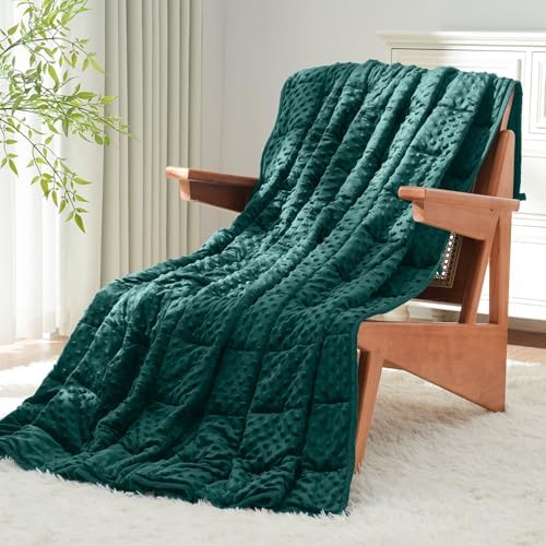 Uttermara Cooling Weighted Blanket for Adults, 15 lbs Queen Size 60" x 80" by Uttermara
