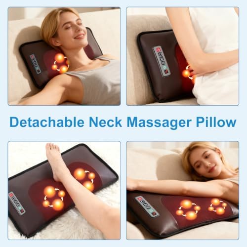 Moclever Foot Massager Machine with Heat – Shiatsu Foot and Calf Massager for Circulation & Pain Relief, Deep Kneading Massage Roller, 3 Modes & Intensities, Remote Control, Gifts for Men & Women - Image 5