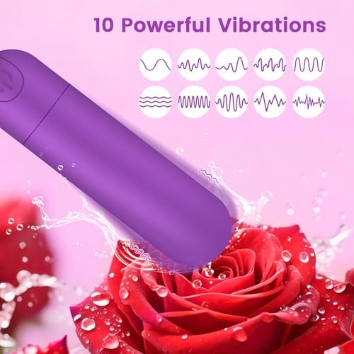 Kverg Mini Massager Waterproof Rechargeable 10 Vibration Purple - Image 3