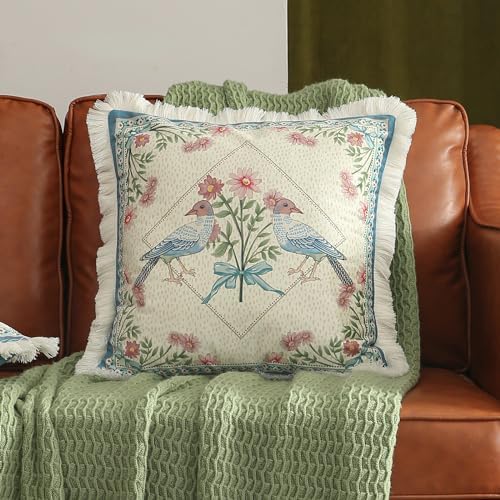 patdrea Designer Velvet Throw Pillow Cover,Set of 2,18"x18"-MontebourgB - Image 2